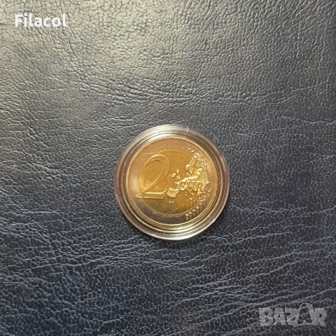 Латвия 2 евро 2014 Пэрвата национална монета на Латвия UNC, снимка 2 - Нумизматика и бонистика - 53262871
