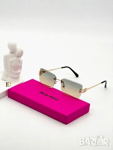 очила с калъф и кутия miu miu , снимка 3 - Слънчеви и диоптрични очила - 50342552