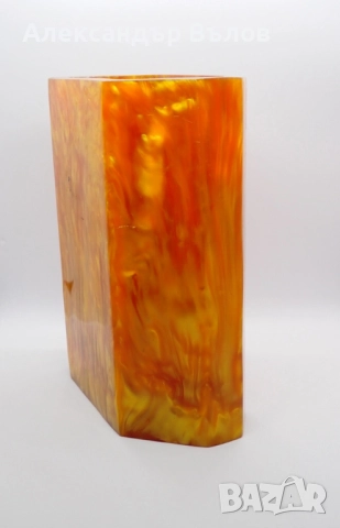 Стара Ваза Български Каталин Тежка 551 грама, снимка 11 - Други ценни предмети - 51849065