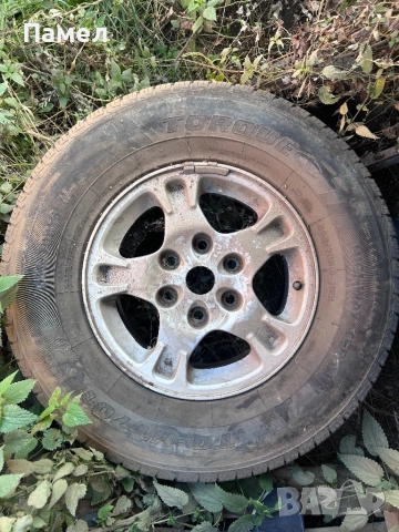 Джанти със зимни гуми 16ски Mitsubishi Pajero, снимка 4 - Гуми и джанти - 52147019