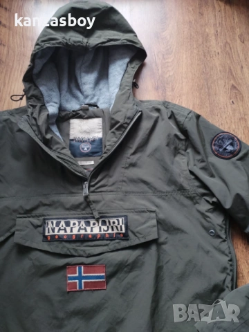 napapijri rainforest pocket 2 half-zip winter jacket - страхотно мъжко яке КАТО НОВО ХЛ, снимка 4 - Якета - 53622780