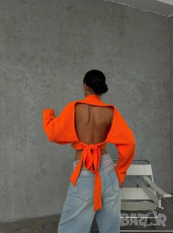 блуза с гол гръб , снимка 3 - Блузи с дълъг ръкав и пуловери - 51786720