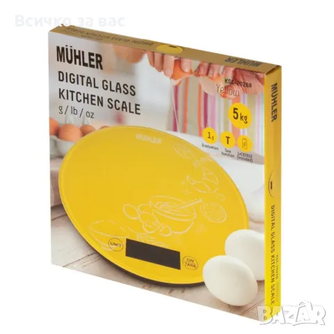 Електронна кухненска везна Muhler  до 5 kg