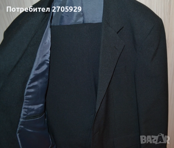 Мъжки костюм Elite collection, размер 50 + Подарък риза, снимка 5 - Костюми - 52220325