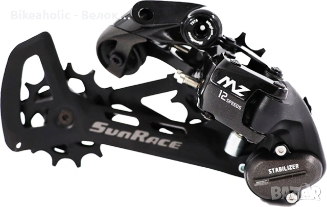Дерайльор/обтегач SunRace RD-MZ600 Medium 12s Black, снимка 2 - Части за велосипеди - 53299272
