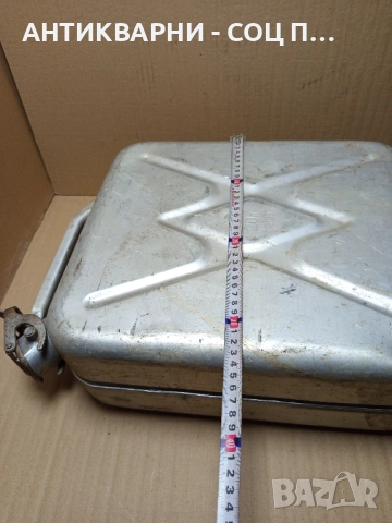 Соц Стара Алуминиева Руска Туба За Гориво 20лт. , снимка 10 - Антикварни и старинни предмети - 52578252