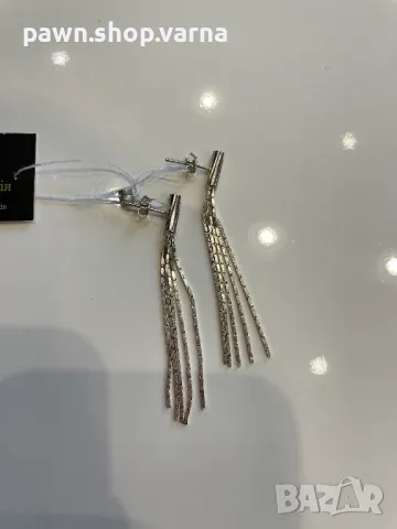 Сребърни обеци 925 проба 4,41 г. - Заложна къща Галерия 65, Варна, снимка 1