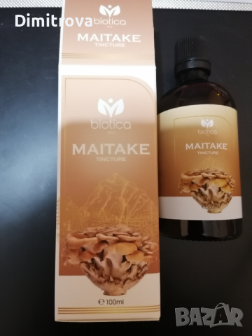 Biotica Maitake - майтаке тинктура, 100 мл., нова, снимка 1 - Хранителни добавки - 44978995