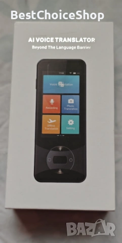 преводач AI W10, 137+ езика, 11 офлайн, 3'' сензорен екран, снимка 3 - Друга електроника - 53261380