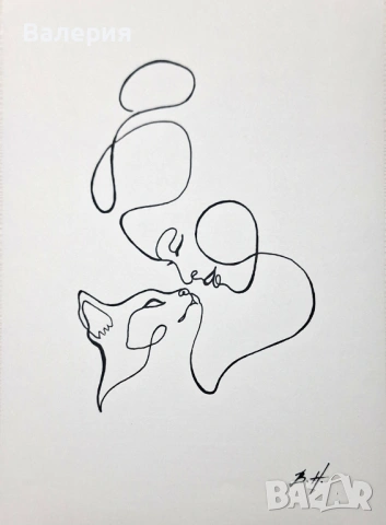 Минималистични рисунки, снимка 10 - Картини - 54072174