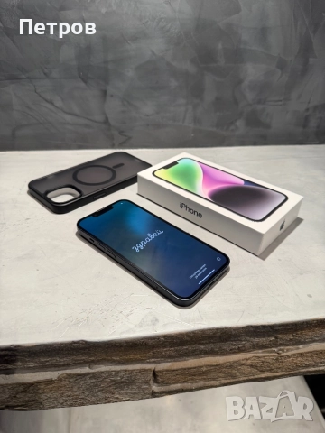 КАТО ЧИСТО НОВ Iphone 14 128 GB Midnight + подарък, снимка 10 - Apple iPhone - 52774300