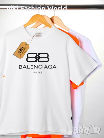 Balenciaga мъжки и дамски маркови тениски реплика България, снимка 1 - Тениски - 45703421
