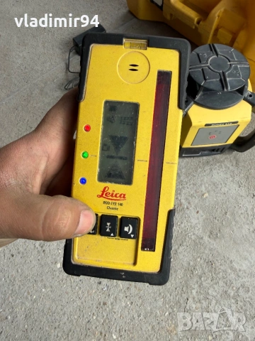 Leica Rugby 610 ротационен лазер, снимка 5 - Измервателни инструменти - 54006218
