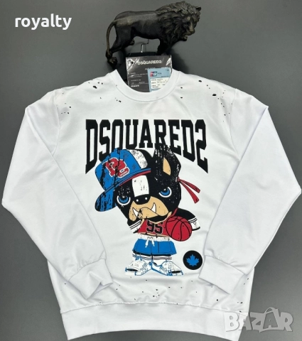 Dsquared2 Бяла Мъжка Блуза