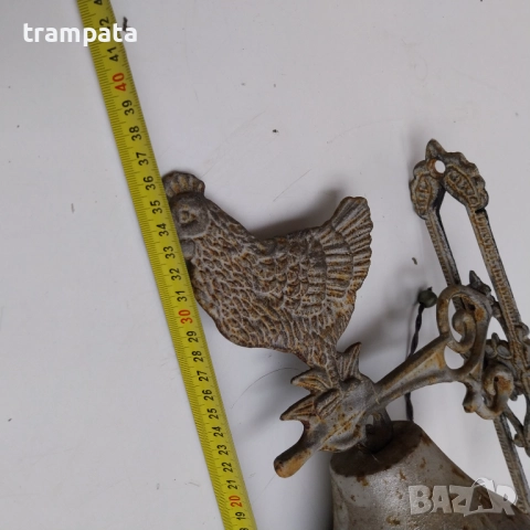 НАЙ ДОБРАТА ОФЕРТА Стар Немски Метален Звънец /Камбана/ Глоке , снимка 6 - Антикварни и старинни предмети - 52807665