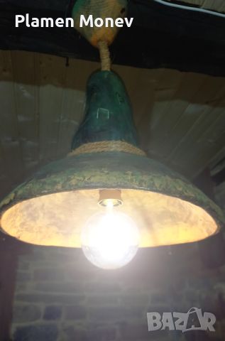 Ръчно изработена винтидж дизайнерска лампа "FANTASY WIZARDS HAT", снимка 13 - Декорация за дома - 45280797