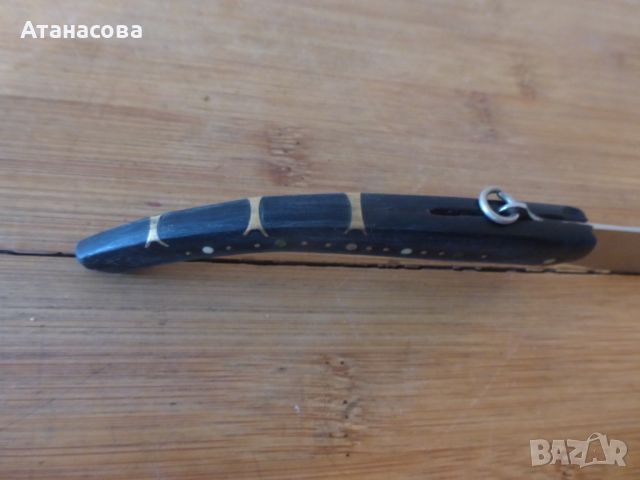 Рядко джобно ножче сойка рог БГА Балкан, снимка 8 - Антикварни и старинни предмети - 45225532