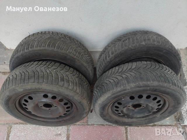 Гуми с джанти за Опел 15 цола 5х110, снимка 1