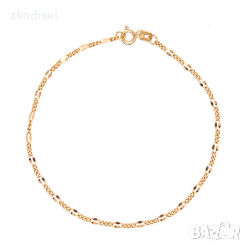 Златна дамска гривна 1,25гр. 18,0см. 14кр. проба:585 модел:37683-5