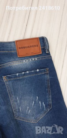 DSQUARED2  Slim Fit Stretch Italy Mens Size 48 - / 32 / ОРИГИНАЛ Мъжки Дънки!, снимка 7 - Дънки - 46516457