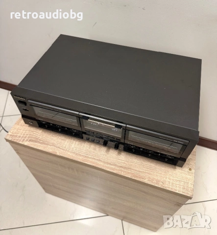 🔈Двукасетъчен дек Technics RS-TR555 - профилактиран🔈, снимка 4 - Декове - 53638739