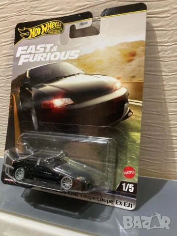 hot wheels fast & furious 1993 honda civic coupe ex ej1, снимка 3 - Колекции - 53022500