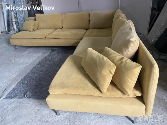 Ъглов диван в много добро състояние , снимка 6 - Дивани и мека мебел - 52307651