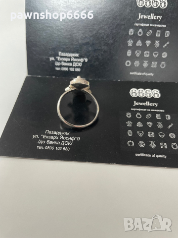 Сребърен пръстен 925 проба, снимка 7 - Пръстени - 44974319