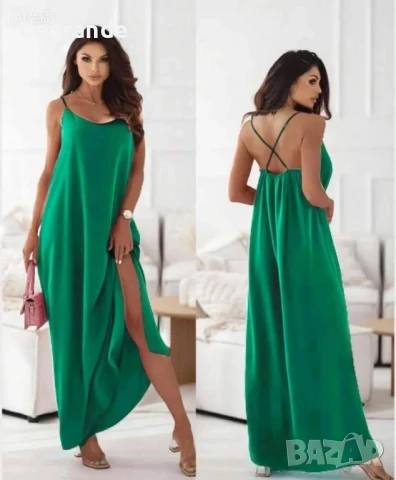 Дълги Дамски летни рокли, снимка 2 - Рокли - 50926696