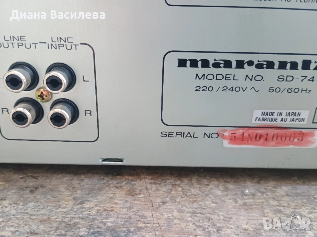 MARANTZ SD-74  3-head cassette deck, снимка 9 - Декове - 52810776