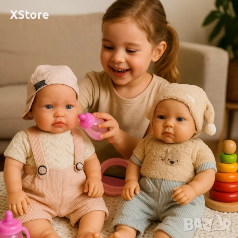 Реалистично говорещо бебе с аксесоар шише, снимка 5 - Кукли - 51728612
