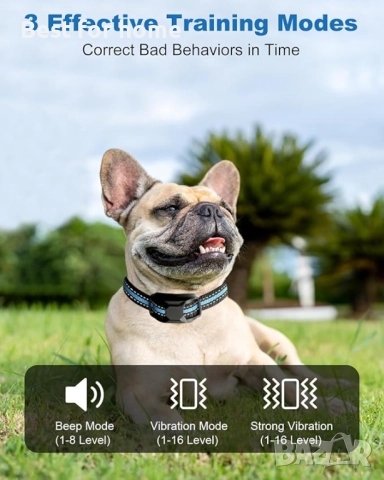 Нашийник за обучение на кучета с дистанционен обхват от TYVIFKE, снимка 2 - За кучета - 52402981