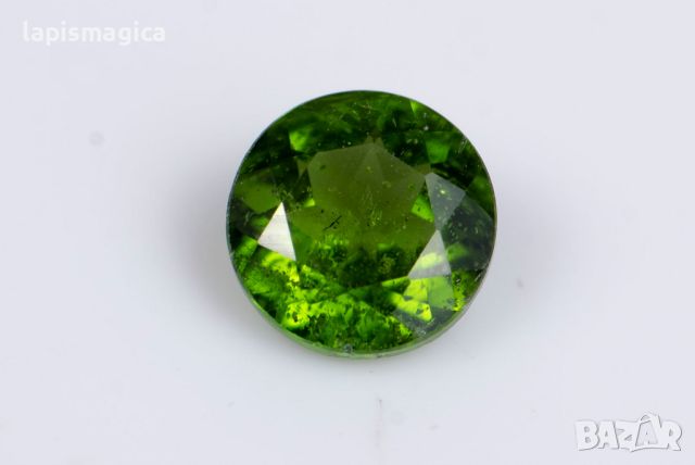 Хромдиопсид 0.52ct 4.9mm кръгла шлифовка #8, снимка 1 - Други - 45753604