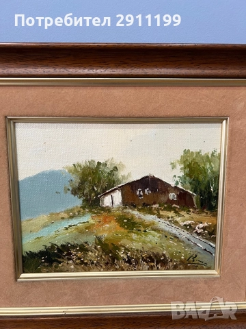 Картина с маслени бои, комплект от три, снимка 5 - Картини - 51785413