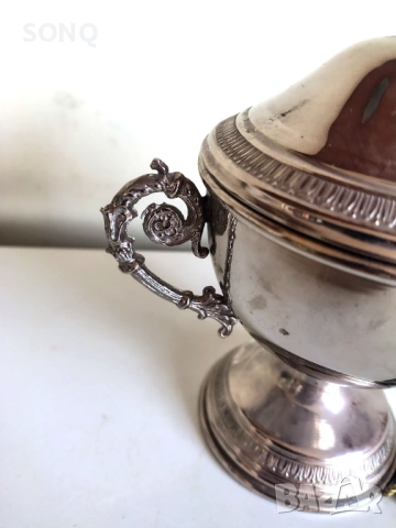 Прекрасен Посребрен Съд AMC, снимка 4 - Антикварни и старинни предмети - 53731929