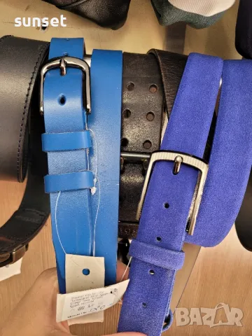 естествена кожа колани- унисекс модели ( от 115- 135 см ), снимка 5 - Колани - 50362788