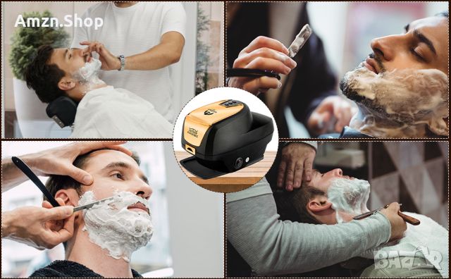 Професионална barber машина за бръснене с гореща пяна затопляне на пяна за бръснарница, снимка 11 - Друго оборудване - 46379189