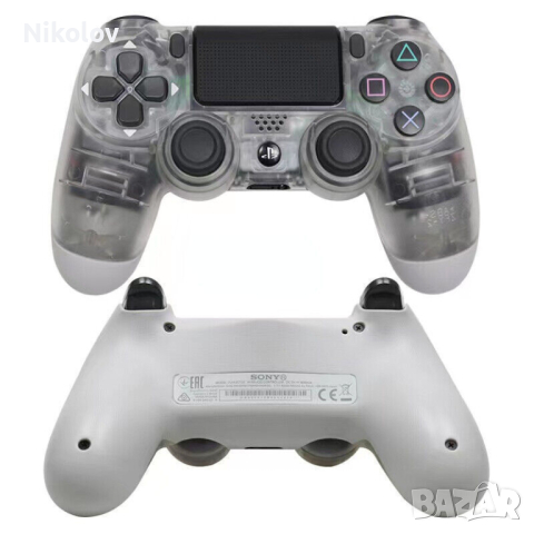 Оригинален Джойстик PS4 DualShock 4 прозрачен, снимка 5 - Аксесоари - 44944595