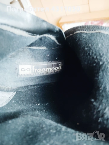 Черни ботуши Freemood естествена кожа 38 номер, снимка 7 - Дамски ботуши - 53392202