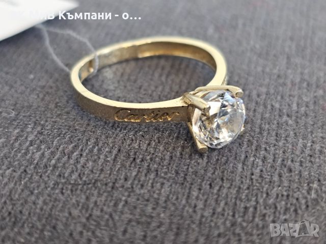 Златен дамски пръстен 2.3гр-14к, снимка 2 - Пръстени - 45287738