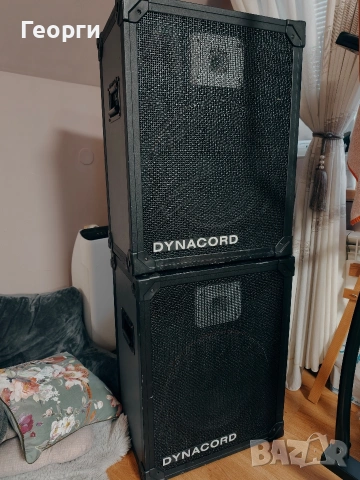 Колони Dynacord fe 15.2,стъпало RCF и миксер Mackie