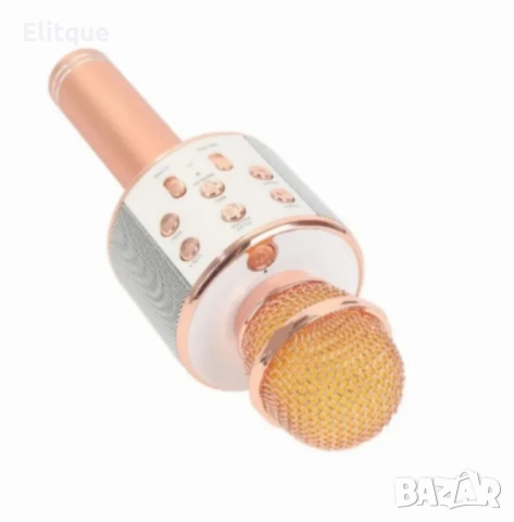 Безжичен караоке микрофон WS-858, снимка 4 - Музикални играчки - 52778647