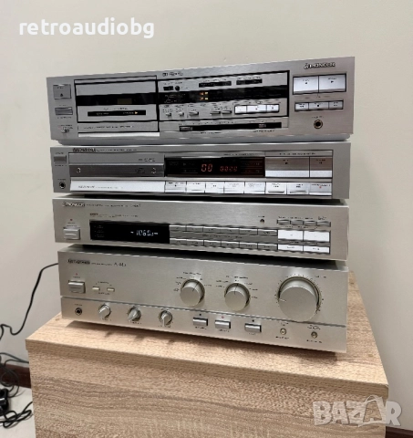 🔊Ретро аудио система сет PIONEER - сива серия - усилвател, дек, cd и тунер 🔊, снимка 2 - Аудиосистеми - 52142594