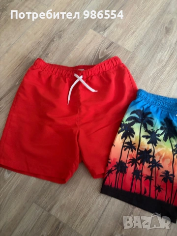 Два броя шорти за плуване размер 152 - 158 см LC Waikiki, снимка 2 - Детско бельо и бански  - 54162807