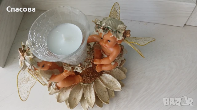 Свещник "Ангелчета", снимка 2 - Други - 50484070