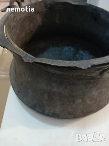 Меден котел бакър отличен, снимка 3 - Антикварни и старинни предмети - 52676397