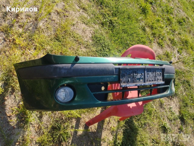 Предна броня Renault Scenic 1 от 2000-2002г, снимка 4 - Части - 51393804