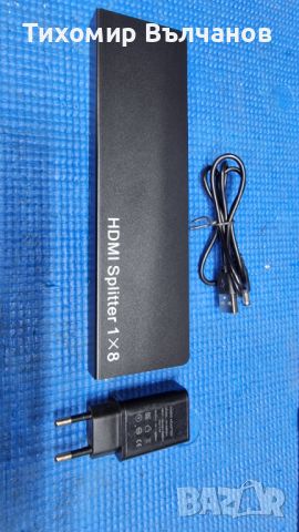 HDMI splitter 1X8 4K, снимка 5 - Плейъри, домашно кино, прожектори - 45526766
