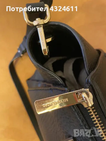 Чанта MICHAЕL KORS телешка кожа черна, снимка 4 - Чанти - 49631299