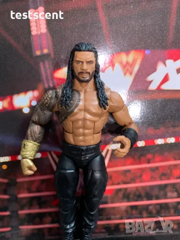 Екшън фигура WWE Roman Reigns Роман Рейнс ELITE SERIES Bloodline mattel figure елит, снимка 2 - Колекции - 49512708